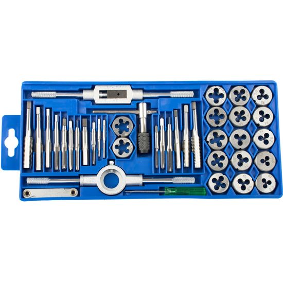 Tap & Die Set 39pce In Plastic Case